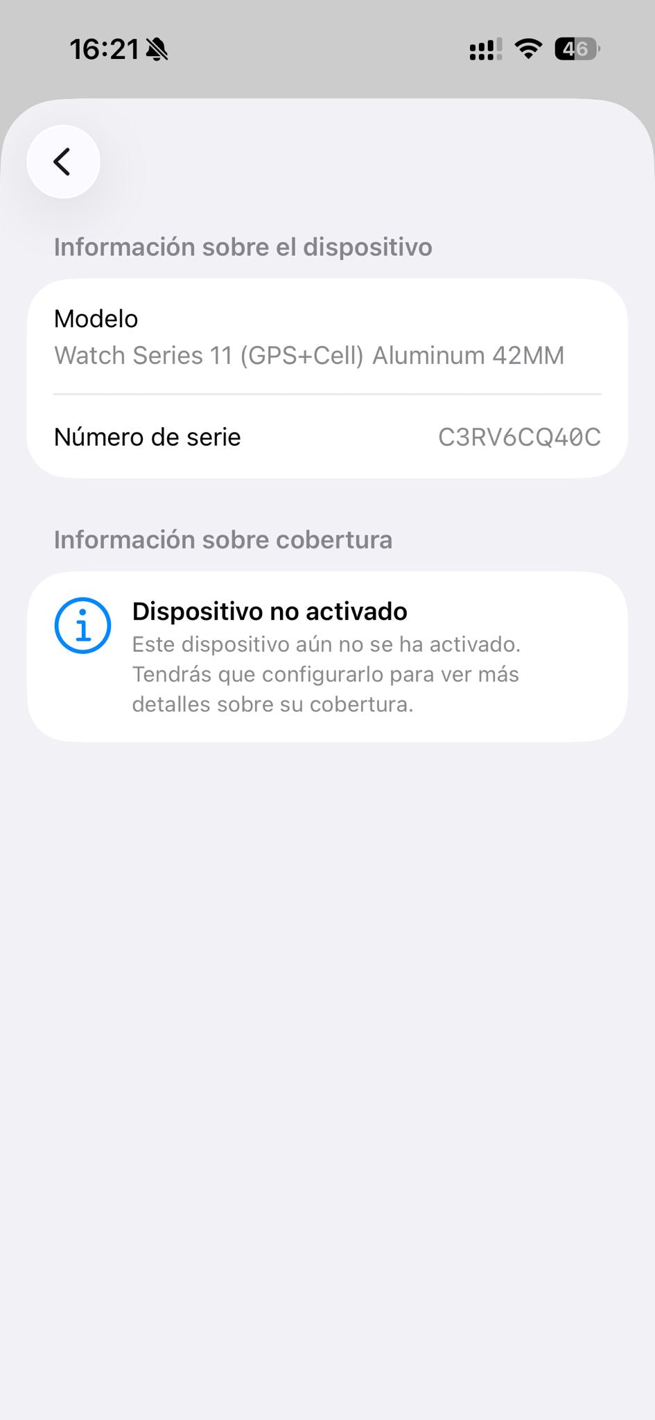 Apple Watch 11 42mm CEL