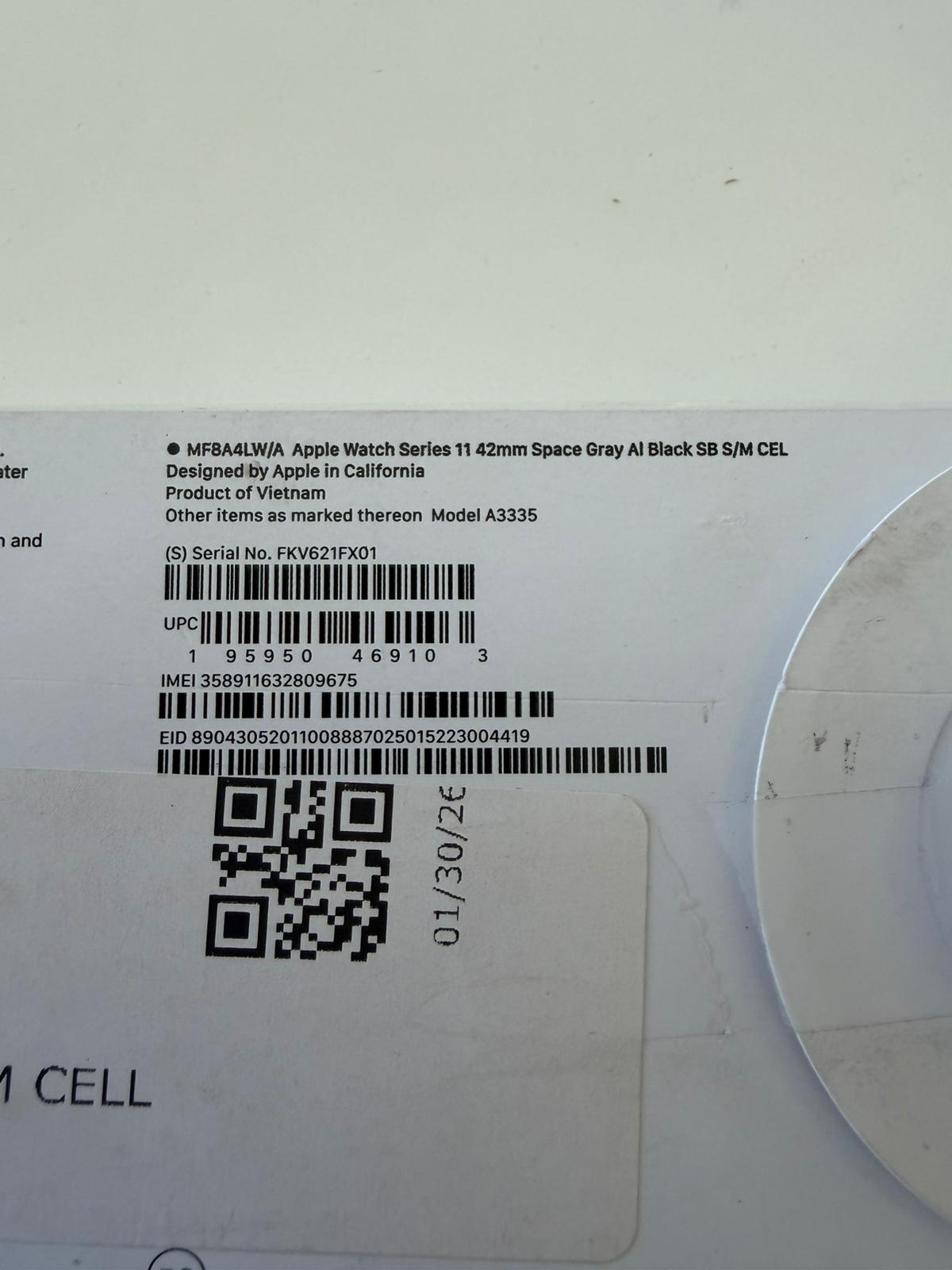 Apple Watch 11 42mm CEL
